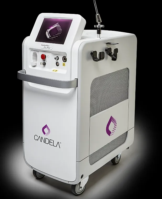 Candela laser machine for aesthetic treatments.